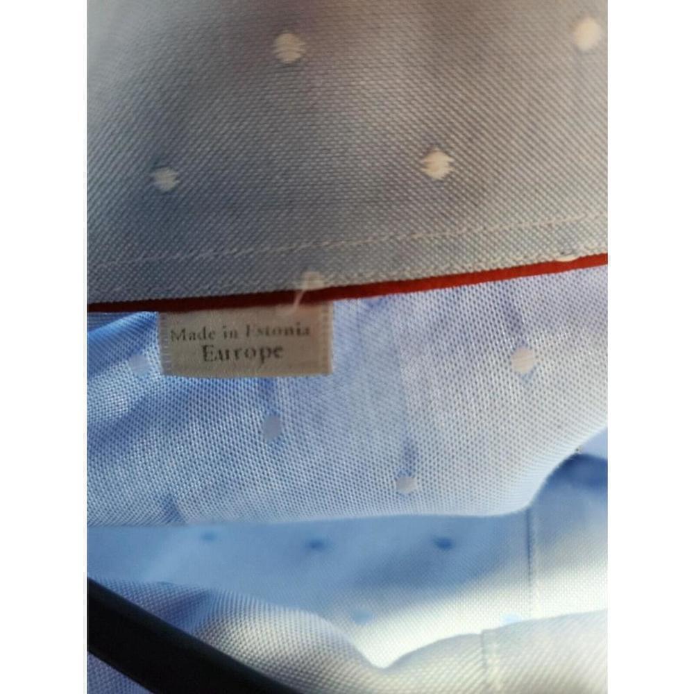 ETON BLUE COTTON MEN'S Luxury DRESS SHIRT-SIZE 43/17 - Picture 9 of 9